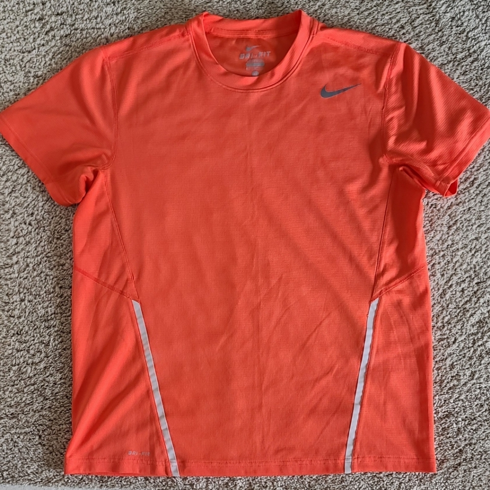 Nike orange running shirt M